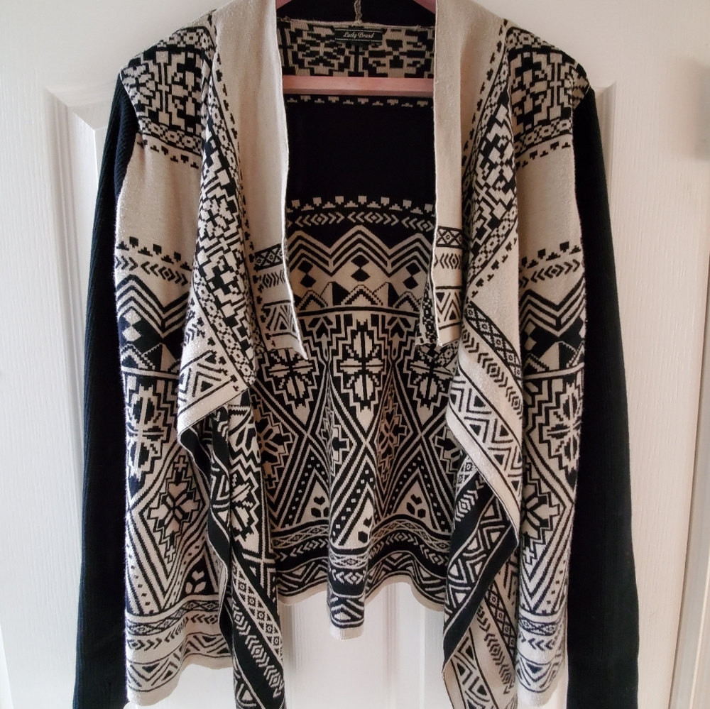 Lucky Brand Aztec Navajo Cardigan Jacket Sweater